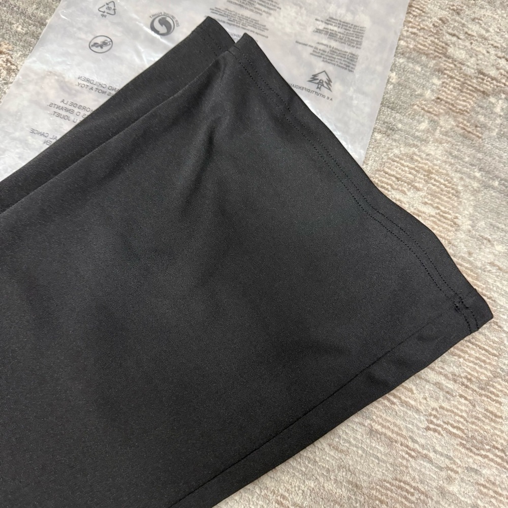 Guolezeev High Waisted Bellbottom Flare 70s Black Pants NWT - Picture 3 of 12